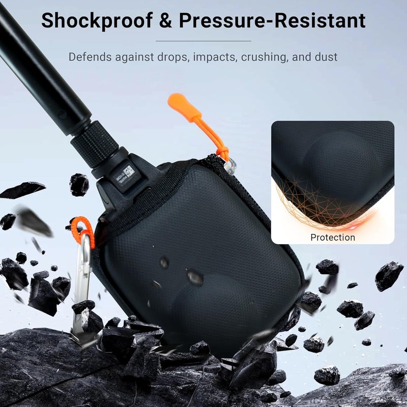 CYNOVA Osmo Nano Carrying Case for DJI Osmo Nano Accessories, Hard Shell Travel Storage Case with DJI Osmo Nano Screen Protector (2 Set) - Image 4